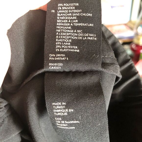 COS Creased Black Trousers Pants Pockets - 30 - Picture 13 of 13